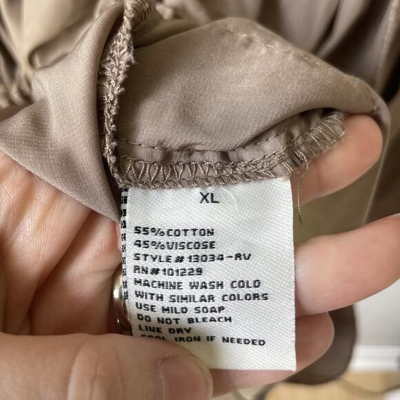 Ashley Outerwear Light Jacket Khaki Womens Size XL The Buckle - Picture 7 of 11